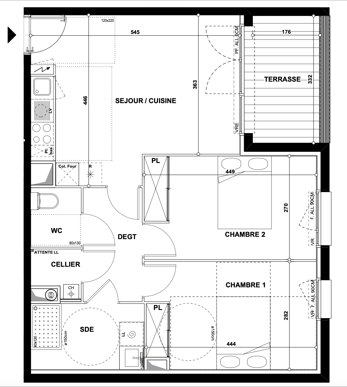 Vente Appartement 60m² 3 Pièces à Toulouse (31200) - Alliance Immo 33
